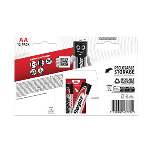 Energizer Max AA Battery (Pack of 12) E303324900