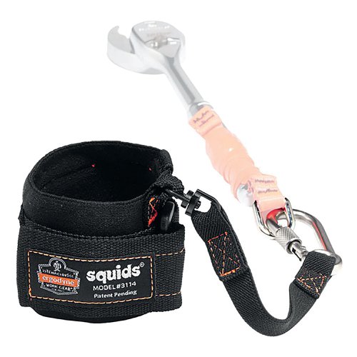 Ergodyne Pull-On Wrist Tool Lanyard Carabiner