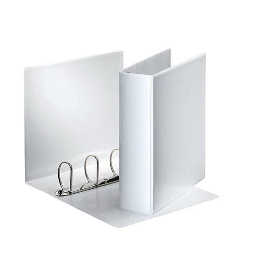 Esselte 40mm 4 D-Ring Presentation Binder A4 White 49704