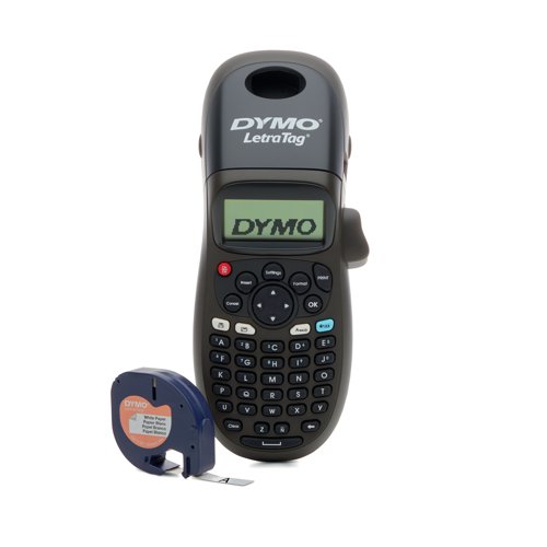 Dymo Letratag LT-100H Handheld Label Maker Label Printer Black 2174575