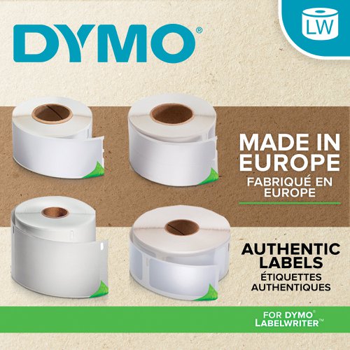 Dymo LabelWriter Return Address Labels 25 x 54mm Self-Adhesive White (Pack of 6) 2177564