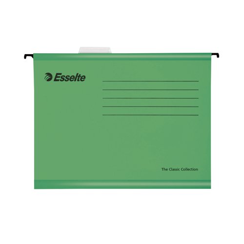 Esselte Classic A4 Green Suspension File (Pack of 25) 90318 | ACCO Brands