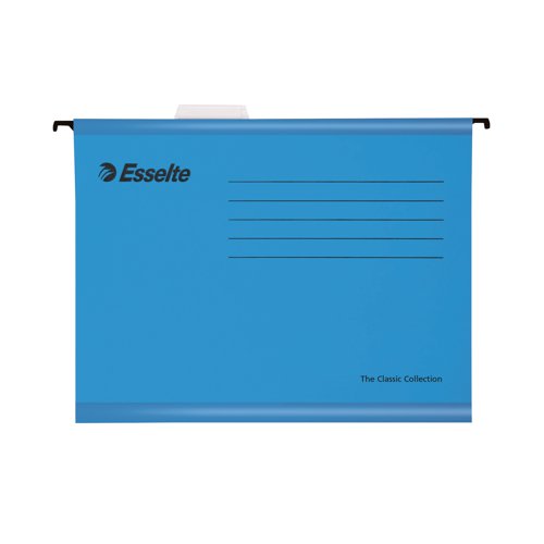 Esselte Classic Foolscap Blue Suspension File (Pack of 25) 90334