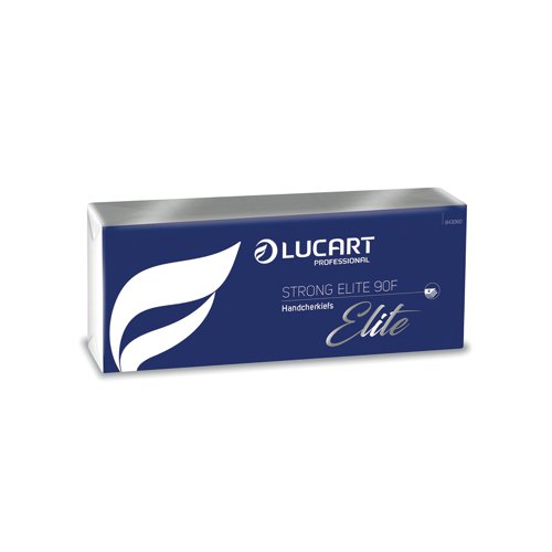 Lucart Professional Handkerchiefs Elite Tissues 4-Ply Handy Packs (Pack of 24) 843060 Facial Tissues ESP57222