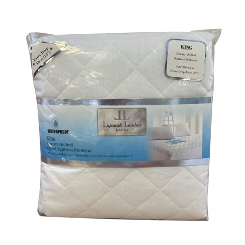 Quilted Waterproof Mattress Protector King (Pack of 12) D0011