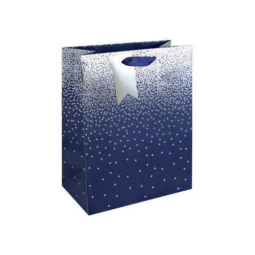 Eurowrap Gift Bag Navy Ombre Large (Pack of 6) 30861-2C