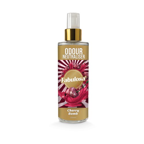 Fabulosa Odour Neutraliser Spray Cherry Bomb 250ml Pack of 12 1598
