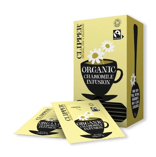 Clipper Fairtrade Organic Chamomile Tea Bags (Pack of 25) CTN408