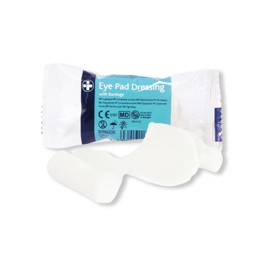 Reliance Medical Eye Pad Dressing With Bandage Pack of 10 HE1595097