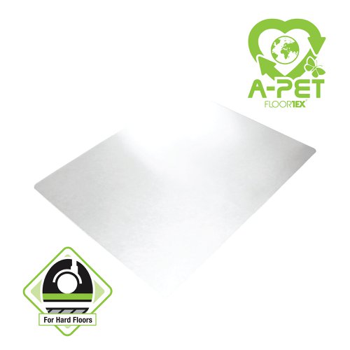 Cleartex Advantagemat Plus APET Rectangular Chair Mat for Hard Floors 750x1185mm UCCMFLAS0001 Chair Mats FL10695