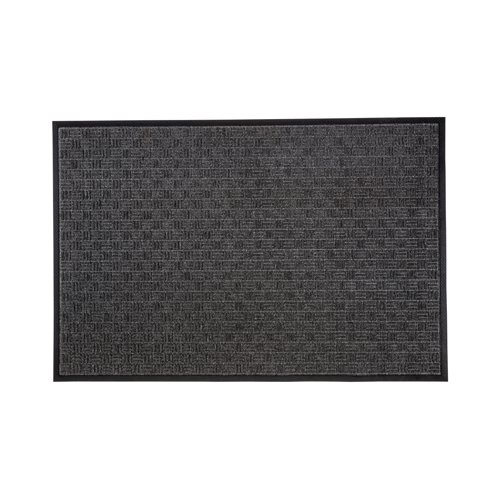 Doortex Ribmat Indoor/Outdoor Use Anti-slip Base 600x900mm Charcoal UREMFLRU0009