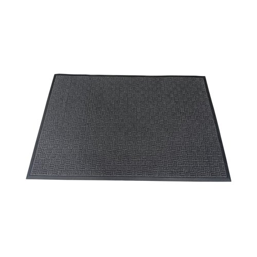 Doortex Ribmat Indoor/Outdoor Use Anti-slip Base 600x900mm Charcoal UREMFLRU0009