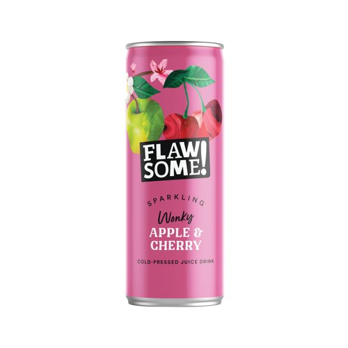 Flawsome Apple + Sour CherryCan 250ml (Pack of 24) 187321