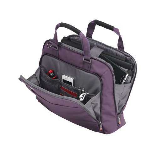 i-stay 15.6 Inch Ladies Laptop Bag 445x90x340mm Purple Is0126