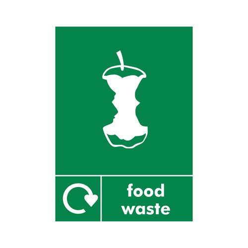 5 Star Food Waste Sign SAVE Vinyl A5 Pack of 5 VCS061SAVA5P5