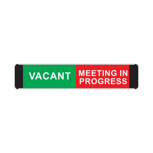 5 Star Vacant/Meeting In Progress Sign Aluminium 50x200 VOF139