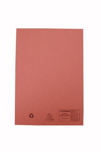 Guildhall Square Cut Folder Mediumweight Foolscap Pink (Pack of 100) FS250-PNKZ