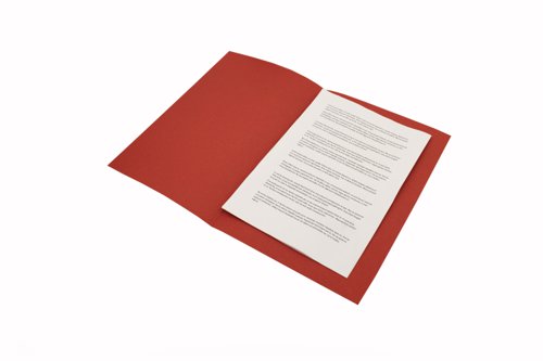 Guildhall Square Cut Folder Mediumweight Foolscap Red (Pack of 100) FS250-REDZ