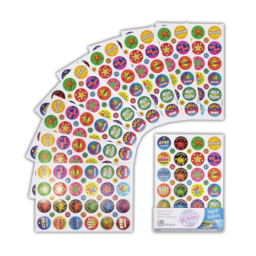 Fun Stickers 585 Achievement Stickers A5 (15 Pack) Mars 1917