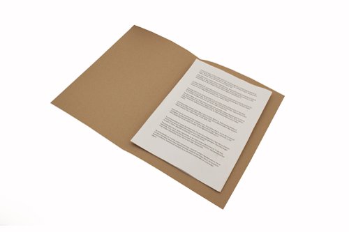 Guildhall Square Cut Folder Heavyweight Foolscap Buff (Pack of 100) FS290-BUFZ