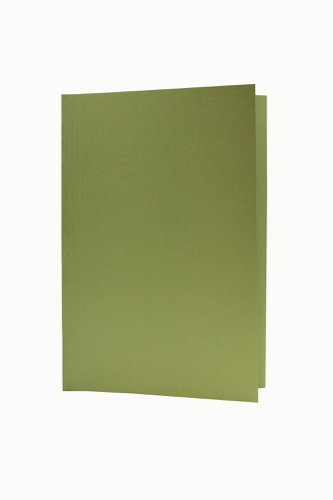 Exacompta Guildhall Square Cut Folder 315gsm Foolscap Green (Pack of 100) FS315-GRNZ Square Cut Folders GH14095