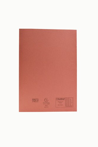 Exacompta Guildhall Square Cut Folder 315gsm Foolscap Pink (Pack of 100) FS315-PNKZ