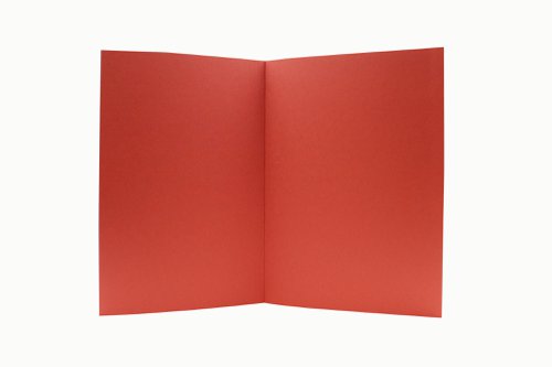 Exacompta Guildhall Square Cut Folder 315gsm Foolscap Red (Pack of 100) FS315-REDZ