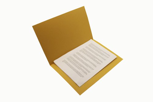 Exacompta Guildhall Square Cut Folder 315gsm Foolscap Yellow (Pack of 100) FS315-YLWZ