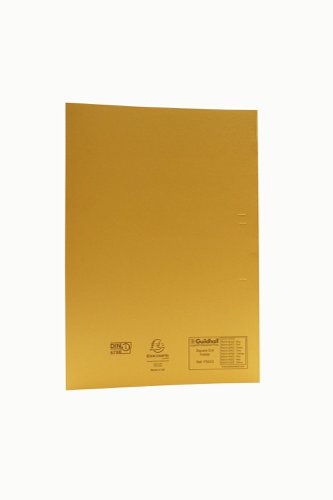 Exacompta Guildhall Square Cut Folder 315gsm Foolscap Yellow (Pack of 100) FS315-YLWZ