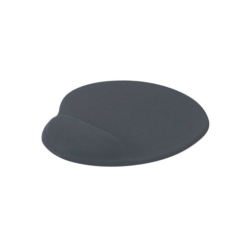 5 Star Mouse Mat with Wrist Rest Charcoal