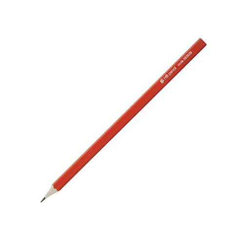 5 Star Pencil HB Red Barrel (Pack of 12) | FS393628 | VOW