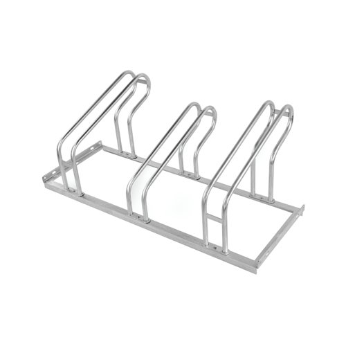 City Classic Bicycle Rack Single Side 3 Cycle Capacity FS601155