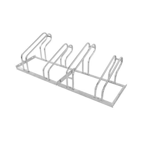 City Classic Bicycle Rack Single Side 4 Cycle Capacity FS601285