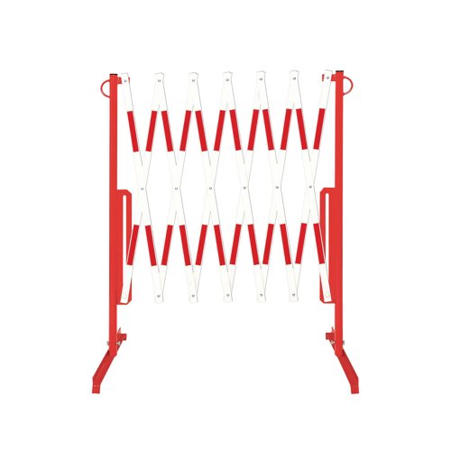 Traffic-Line Extendable Trellis Barrier 3600mm Red/Wht FS605726