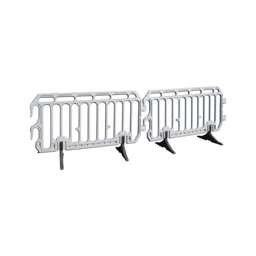 Traffic-Line Crowd Barrier HDPE 2220x1000mm Grey FS605764