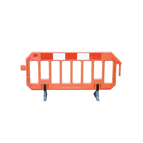 Traffic-Line Gate Barrier HDPE 1000x2000 Org + Red/Wht Panel FS605818