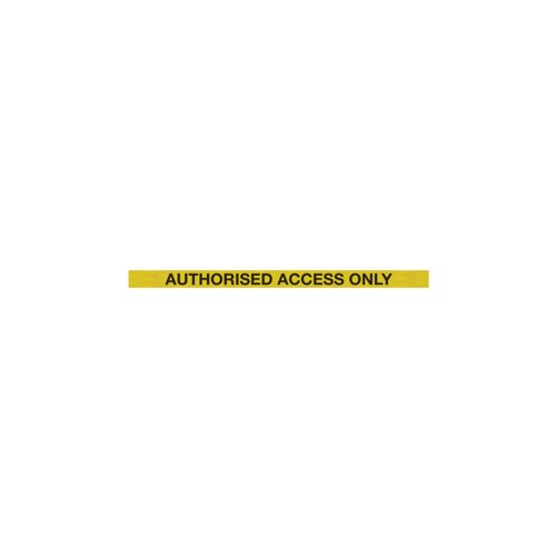 SafetyMaster 450 Red Post Auth Access Yellow/Blk 3.4m Pack 2