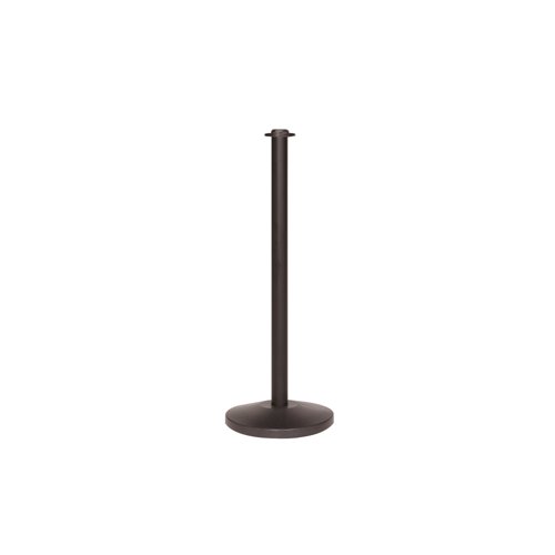 5 Star RopeMaster Flat Top Black Steel Post Pack of 2