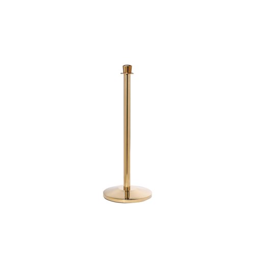 5 Star RopeMaster Crown Top Polished Brass Post Pack of 2