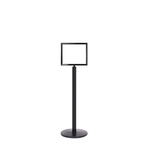 5 Star Sign Stands Black Post with A3 Horizontal Sign