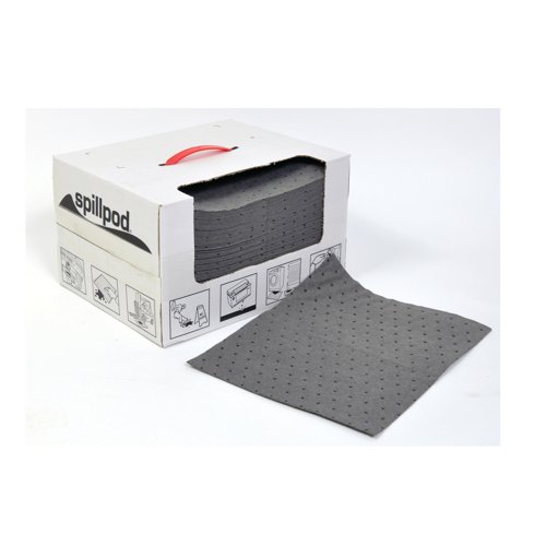 5 Star Spillpod Gel Pup Pads Grey 310x390mm Pack of 75 FS634498