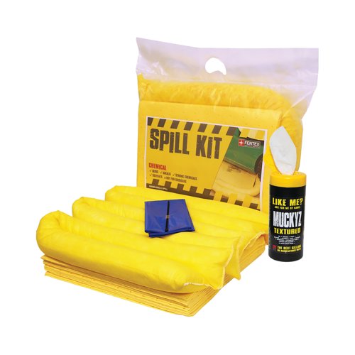 5 Star Chemical Spill Kit in Heat-sealed Bag Yellow FS635099