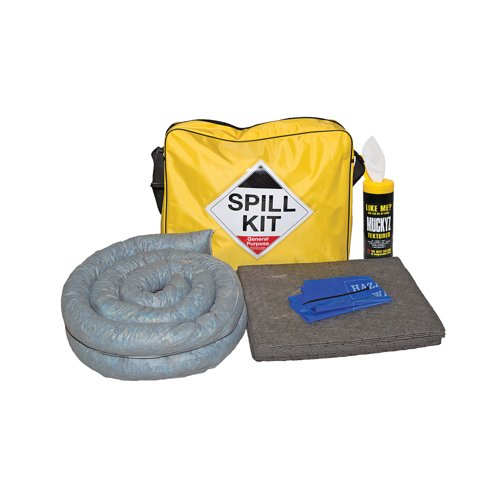 5 Star General Purpose Spill Kit in Shoulder Bag Grey FS636270