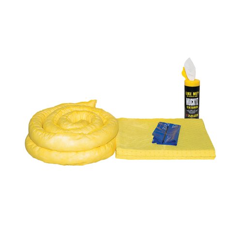 5 Star Refill Kit for 50L Spill Kit in a Hi-Vis Bag Yellow FS636515