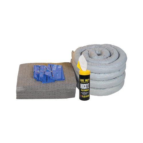 5 Star Refill Kit for 90L Spill Kit in a Drum with Lid Grey FS636607