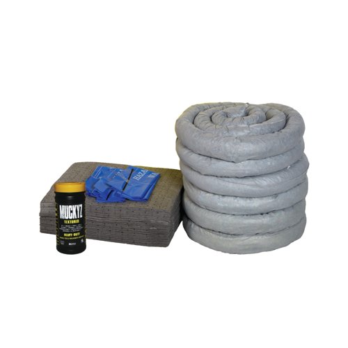 5 Star Refill Kit for 120L Spill Kit in a Wheelie Bin Grey FS636829