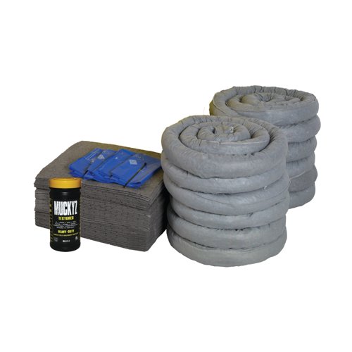 5 Star Refill Kit for 240L Spill Kit in a Wheelie Bin Grey FS637123