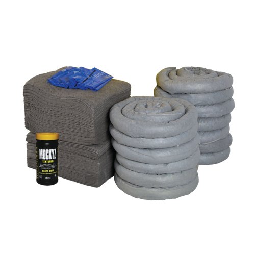 5 Star Refill Kit for 360L Spill Kit in a Wheelie Bin Grey FS637208