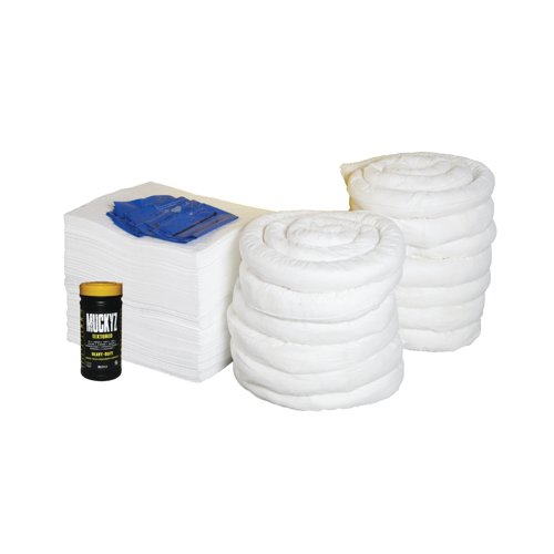 5 Star Refill Kit for 360L Spill Kit in a Wheelie Bin White FS637239