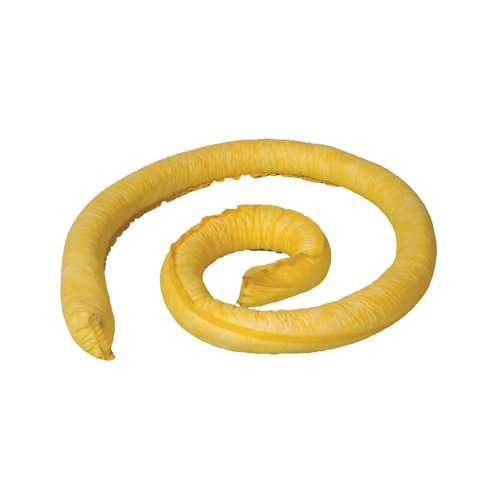 5 Star XLong Chemical Socks Box 8cmx3m Yellow Pack of 8 FS639585